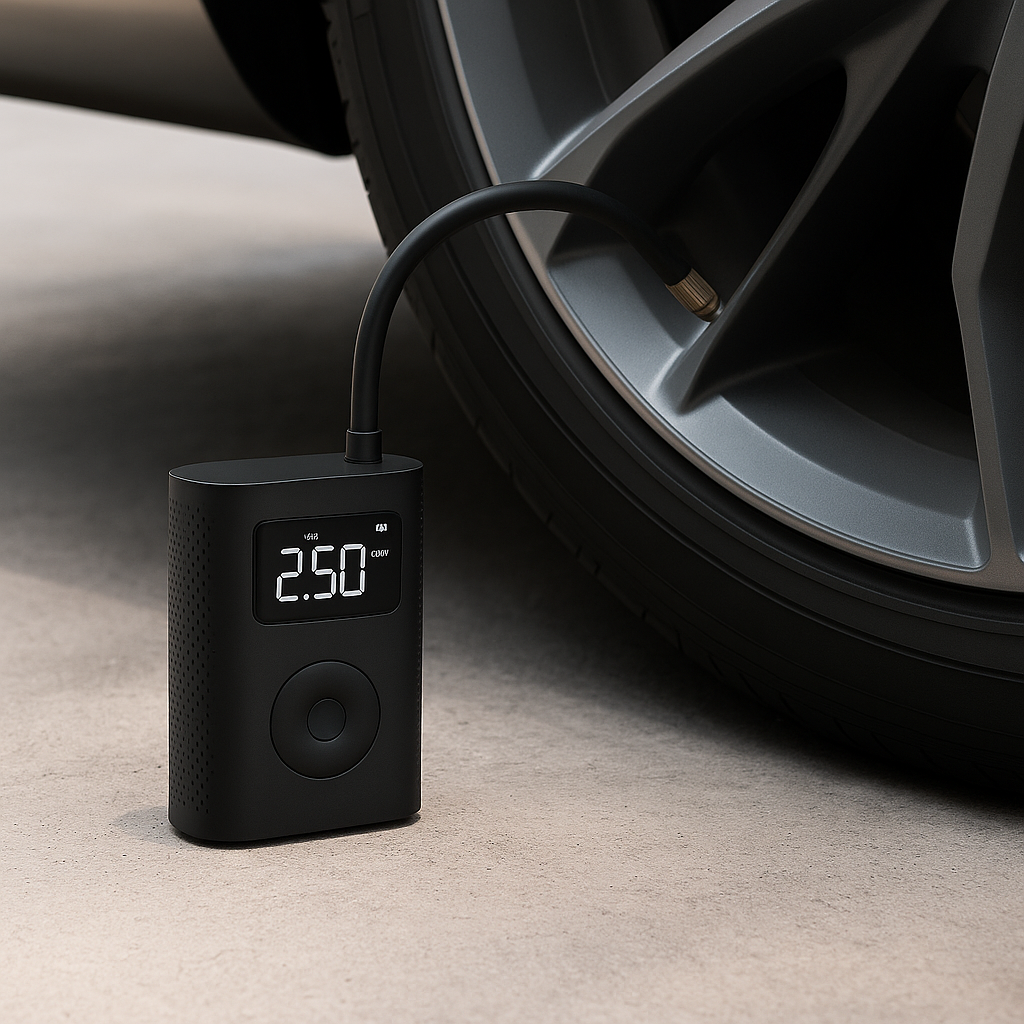 TirePump™ – Digital Cordless Air Compressor for Car & Bike