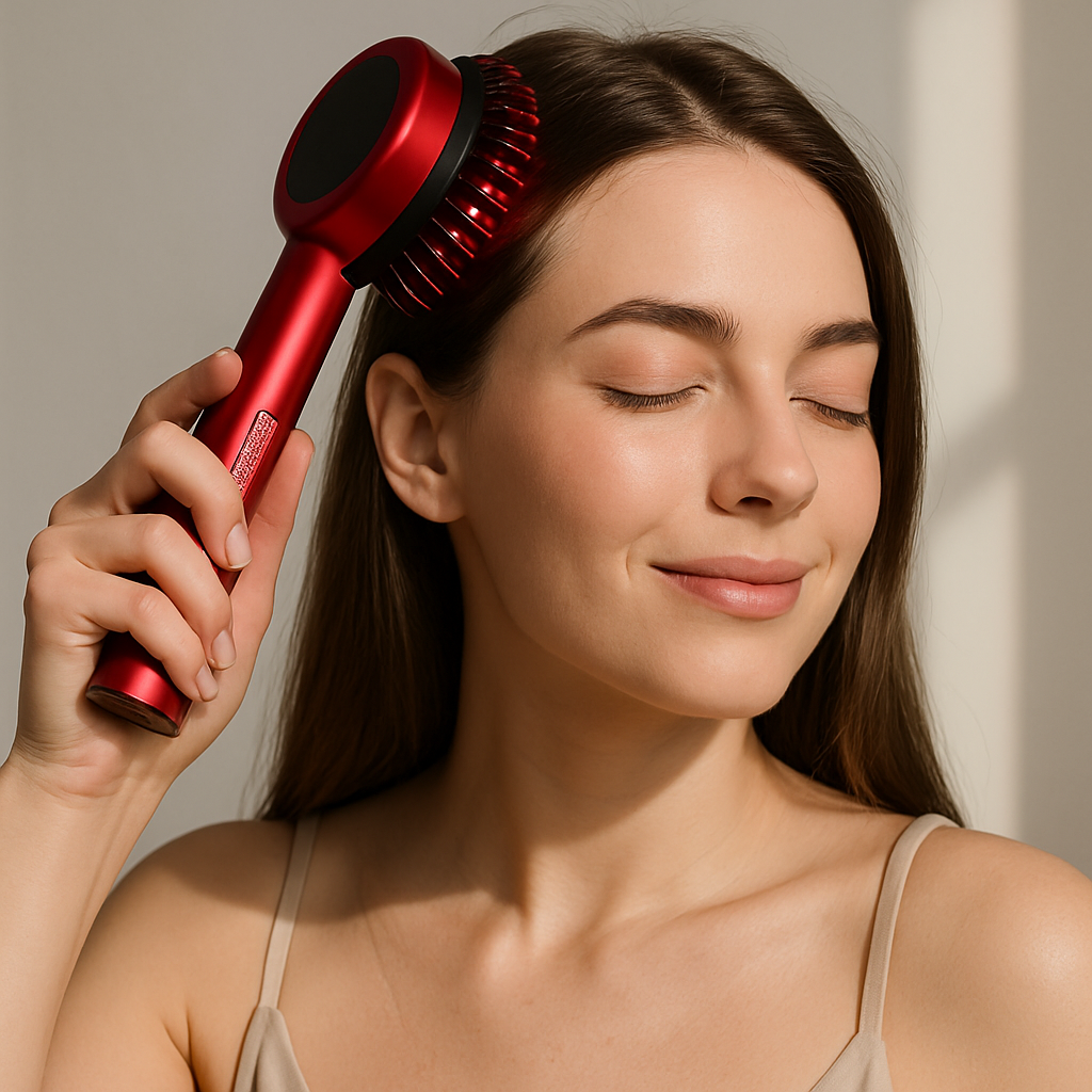 RevitaSense™ – LED Scalp Massager for Hair Growth & Relaxation