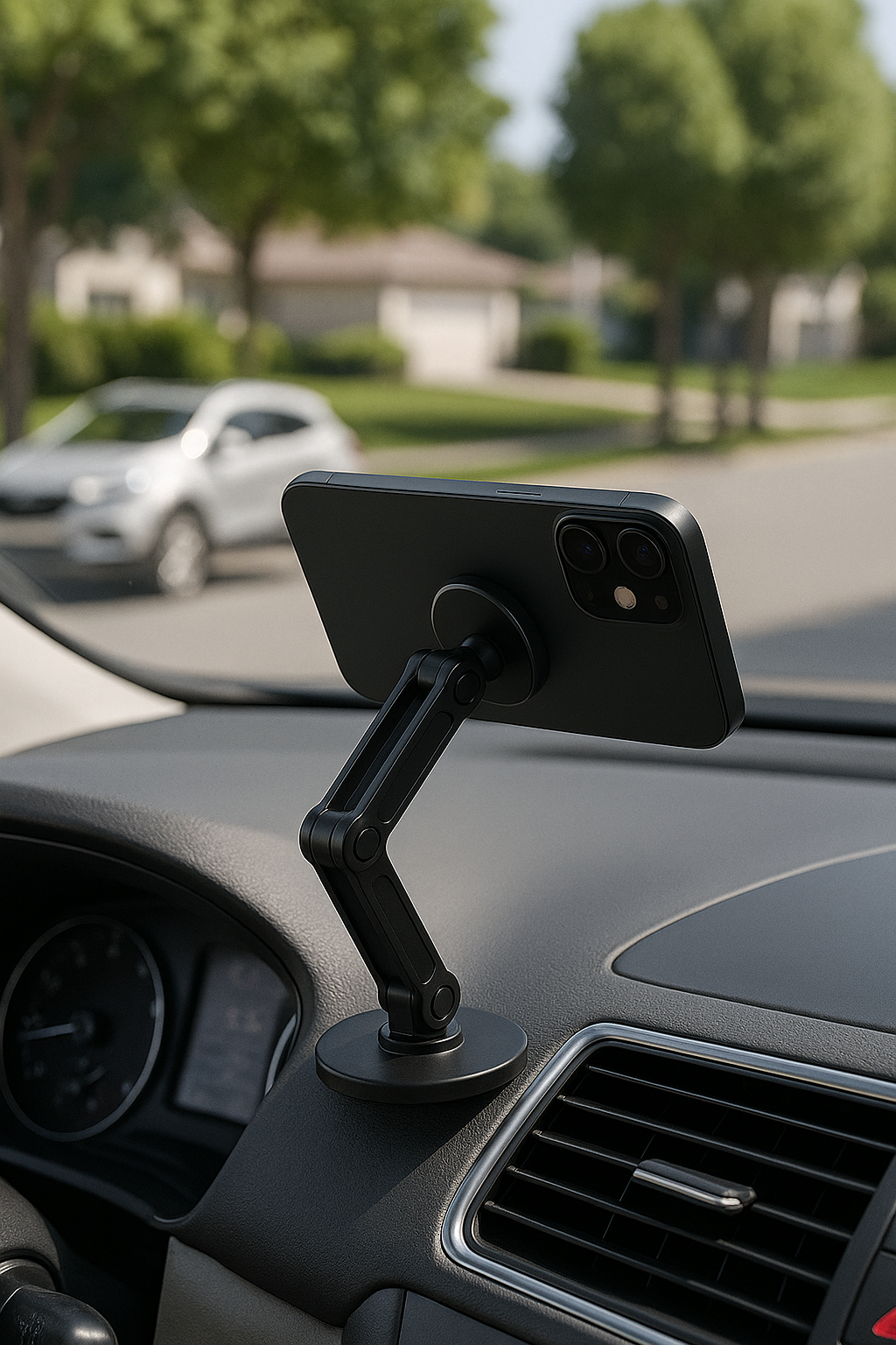 Grip360™ – Tesla Magnetic Phone Holder with 360° Rotation