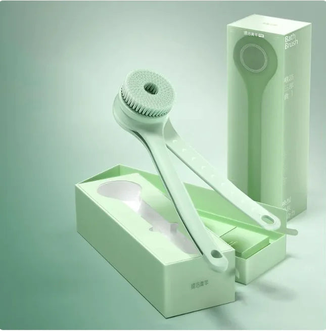 YouthGlow Dual-Handle Electric Shower Brush